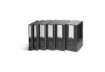 Immagine di Scatole portaprogetti LEONARDI Plus VIP 25,5x35,5 cm PPL antracite dorso 8 cm 1007201