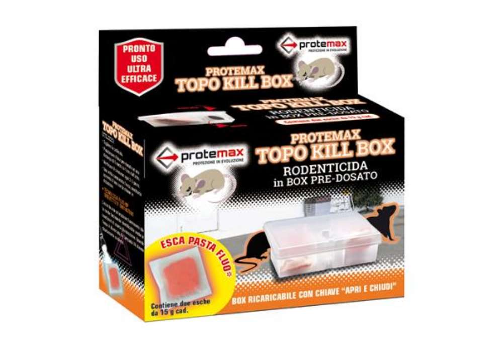 Immagine di Box Topo kill esca rodenticida - Protemax
