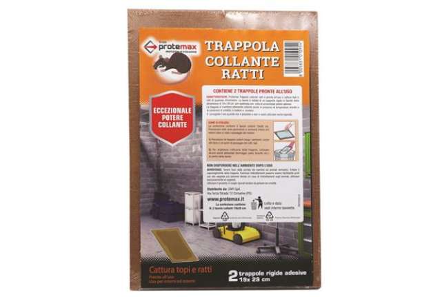 Immagine di Tavole collanti per ratti - Protemax - blister 2 pezzi