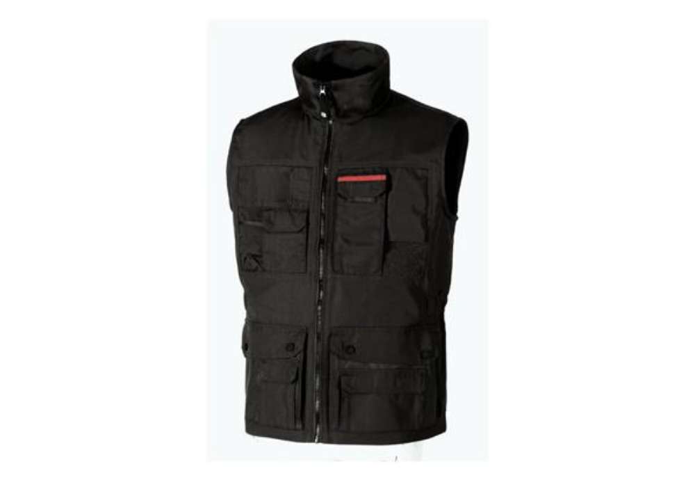Immagine di Gilet multitasche da lavoro First U-Power nero carbone - Taglia L SY004BC FIRST L