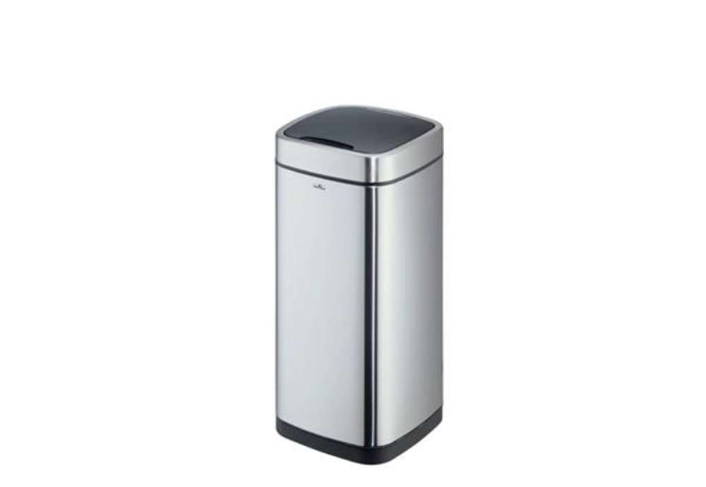 Immagine di Cestino con sensore DURABLE NO TOUCH argento metallizzato - capienza 35 Lt - 3423-23