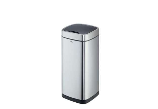 Immagine di Cestino con sensore DURABLE NO TOUCH argento metallizzato - capienza 35 Lt - 3423-23