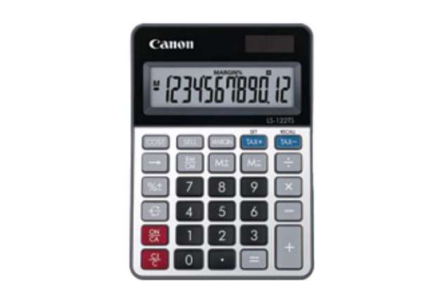 Immagine di Canon - Calcolatrice LS-122TS - Grigio - 2470C002