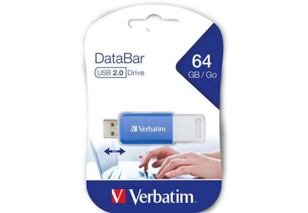 Immagine di Verbatim - Chiavetta USB - Blu - 49455 - 64 GB