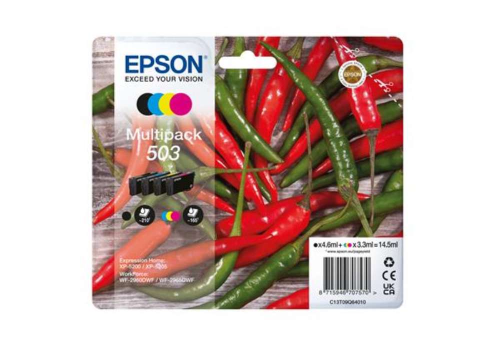 Immagine di Epson - Multipack Cartucce - 503 - BK/C/M/Y - C13T09Q64010