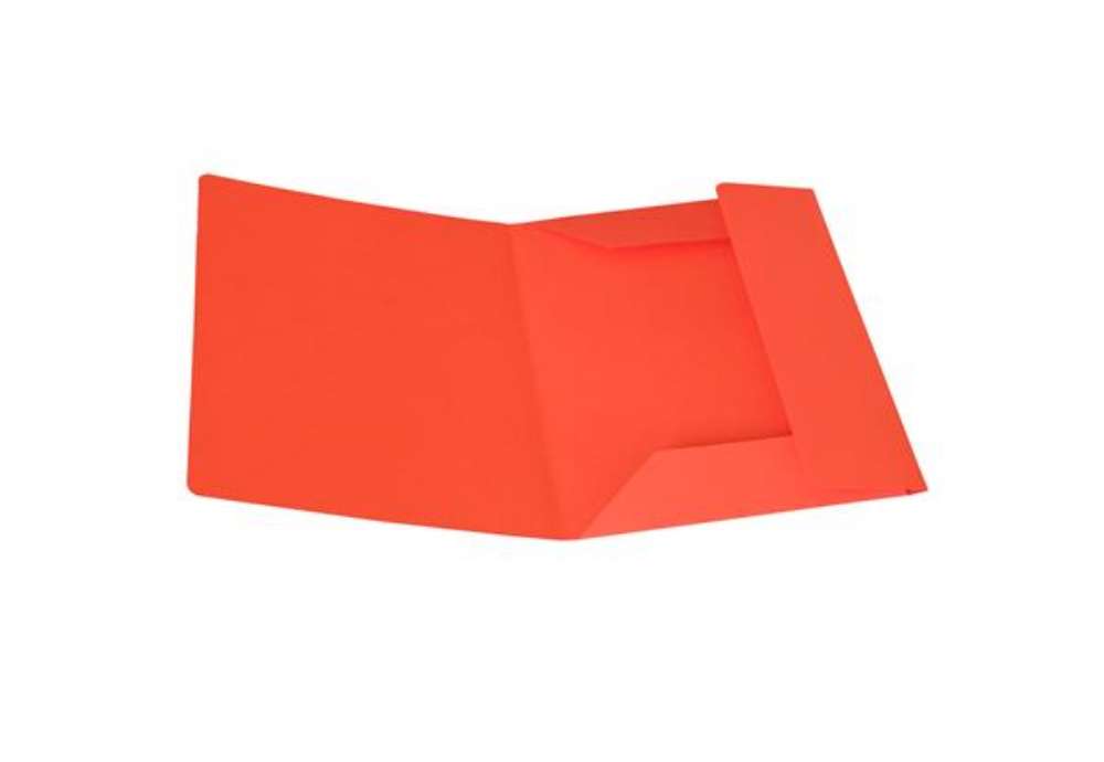 Immagine di Cartellina 3 lembi - 200 gr - 25 x 34,5 cm - cartoncino bristol - rosso - Starline - conf. 25 pezzi