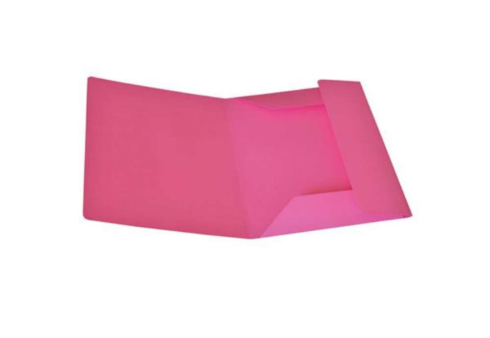 Immagine di Cartellina 3 lembi - 200 gr - 25 x 34,5 cm - cartoncino bristol - ciclamino - Starline - conf. 25 pe
