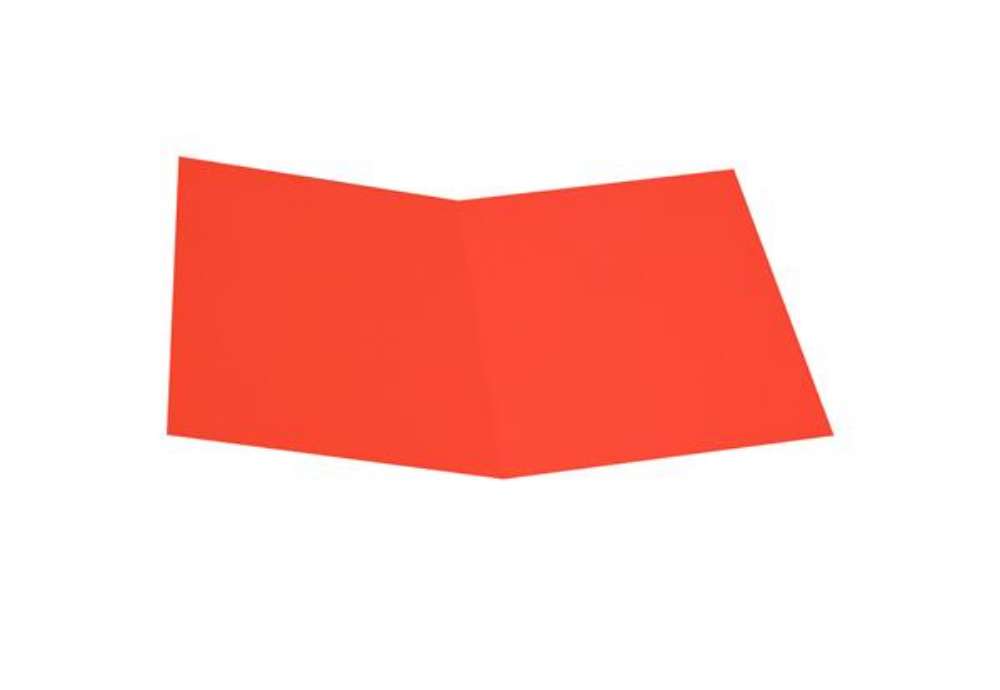 Immagine di Cartellina semplice - 200 gr - A4 - cartoncino bristol - rosso - Starline - conf. 50 pezzi