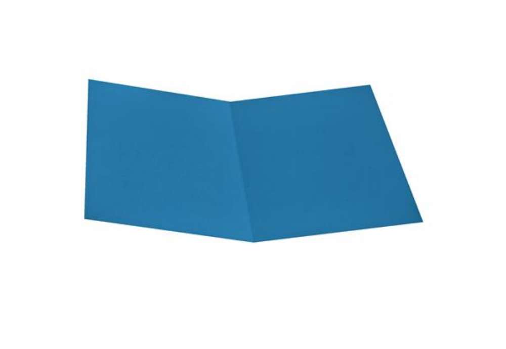 Immagine di Cartellina semplice - 200 gr - A4 - cartoncino bristol - azzurro - Starline - conf. 50 pezzi