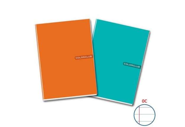 Immagine di Maxi quaderno A4 copertina 200 gr/mq - 20+1 ff 80 gr/mq Colorclub C con margine - 5715