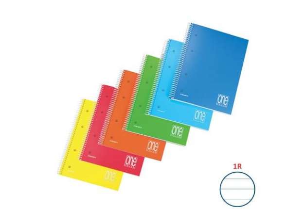 Immagine di Quaderno spiralato Maxi One Color copertina in PPL - 80+1 ff A5 - 1R 2939