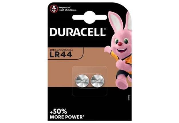 Immagine di Batterie alcaline Duracell Electronics blister da 2 pile - LR44 - 1,5 V DU23