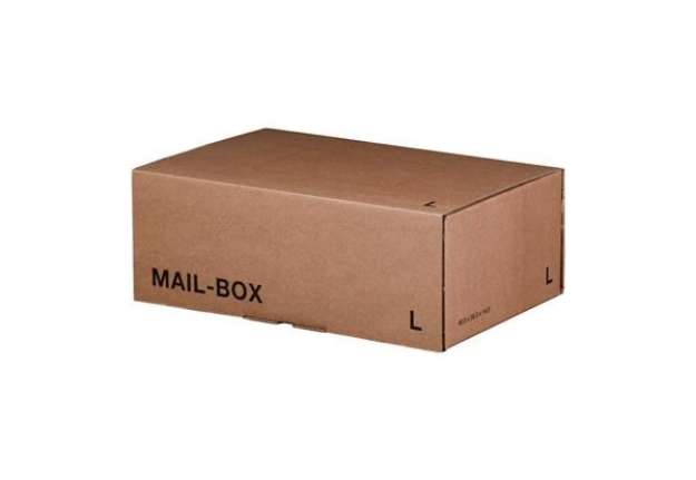 Immagine di Scatole postali avana 395x248x141 mm - conf. 20 pz Bong misura L 212101320