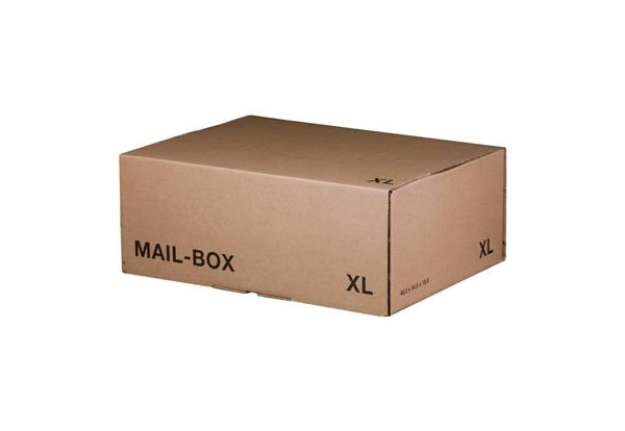 Immagine di Scatole postali avana 460x333x174 mm - conf. 20 pz Bong misura XL 212101420