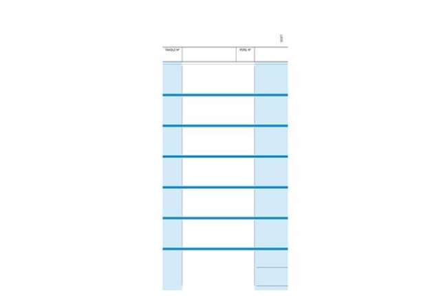 Immagine di Comande a 7 tagliandi - snap 2 copie autoric. - 23 x 10,5 cm - DU16197T000 - Data Ufficio - conf. 10