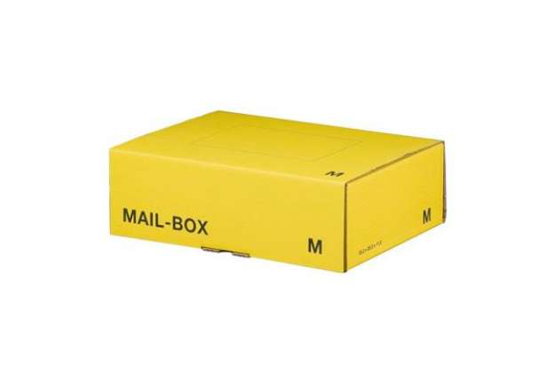 Immagine di Scatole postali gialle 331x241x104 mm - conf. 20 pz Bong misura M 212151220