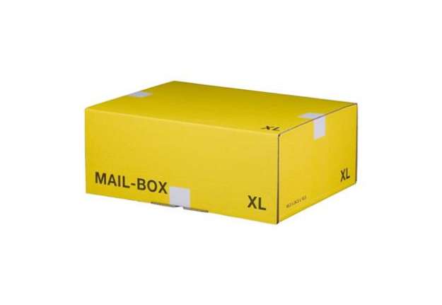 Immagine di Scatole postali gialle 460x333x174 mm - conf. 20 pz Bong misura XL 212151420