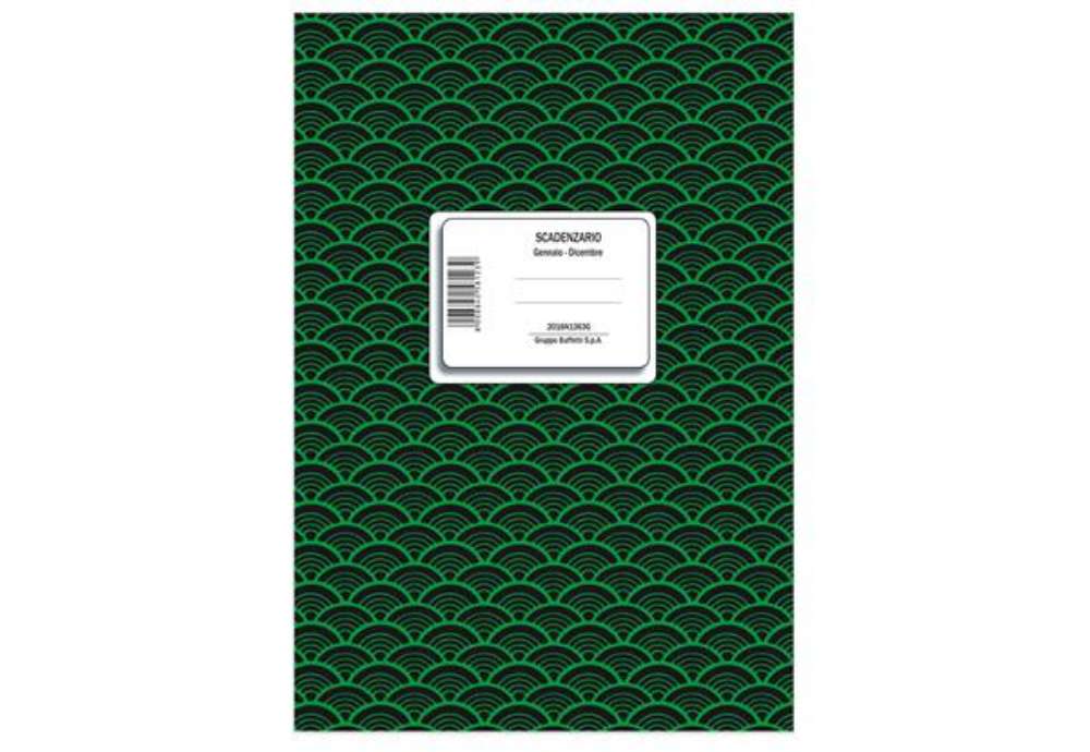 Immagine di Registro scadenzario spiralato Gennaio/Dicembre - 10 pagine per mese - 24 x 17 cm - 2016N1363 - Data