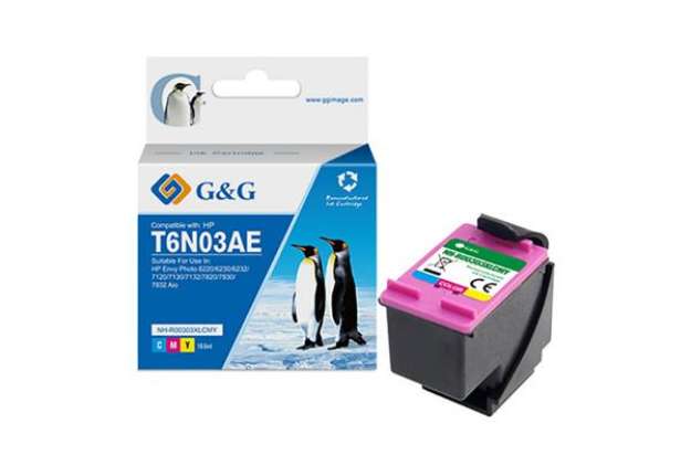 Immagine di G&G - Cartuccia ink Compatibile per HP303XL - C/M/Y - 415 pag