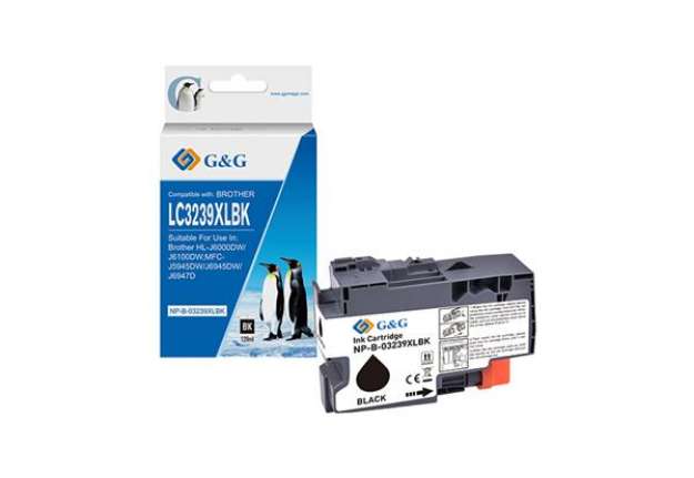 Immagine di G&G - Cartuccia ink Compatibile per Brother HL-J6000DW/J6100DWMFC-J5945DW - Nero