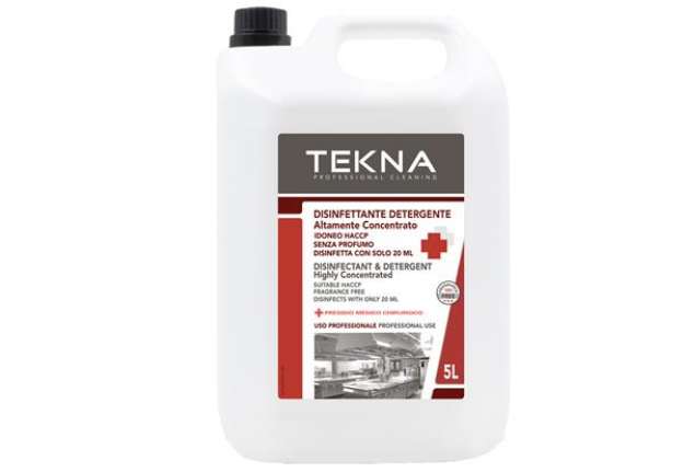 Immagine di Disinfettante detergente - per superfici - super concentrato - 5 lt - Tekna