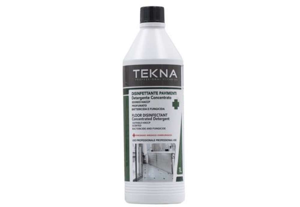 Immagine di Disinfettante detergente - per pavimenti - concentrato - 1 lt - Tekna