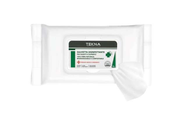 Immagine di Salviette disinfettanti per superfici - 50 pezzi - Tekna