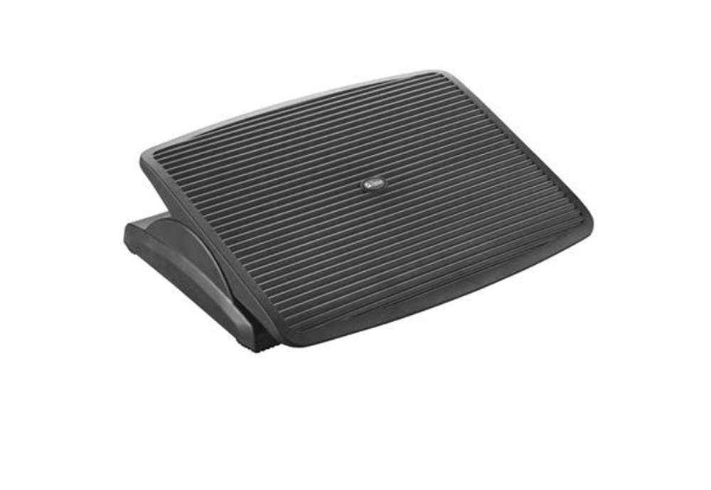Immagine di Poggiapiedi ergonomico Bold - inclinazione regolabile - 47 x 35,5 x 9,5 cm - nero - Titanium