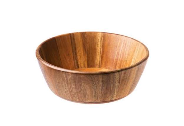 Immagine di Insalatiera - 25 x 9 cm - legno di acacia - Leone