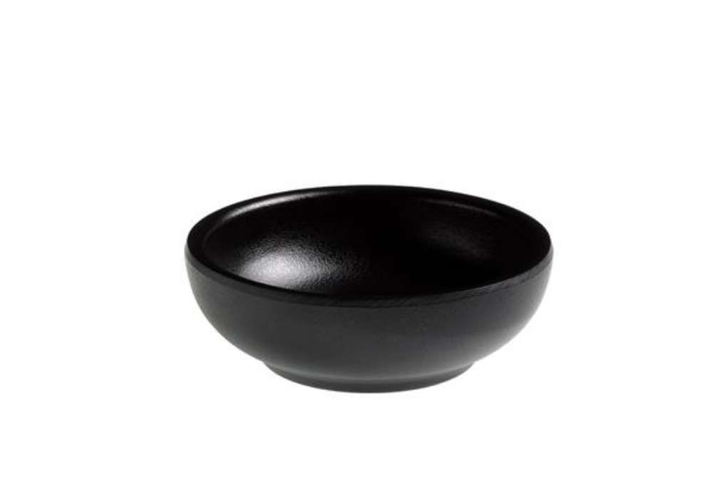 Immagine di Ciotolina tonda fingerfood - Ø 7 x 3,5 cm - melamina - nero - Leone