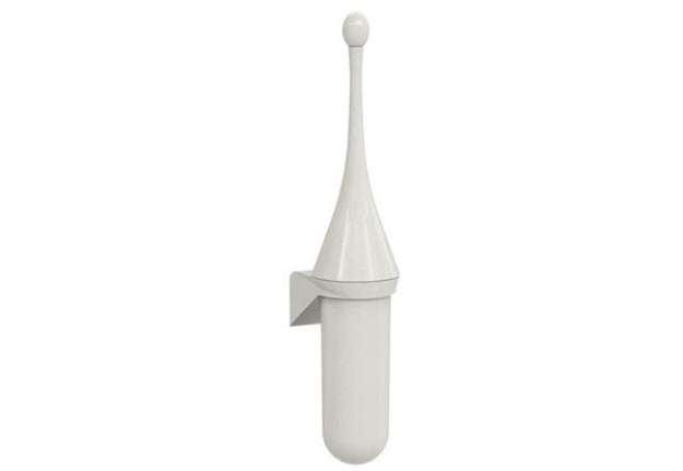Immagine di Portascopino da parete Woodplastic - 480 x 113 x 92 mm - bianco - Mar Plast