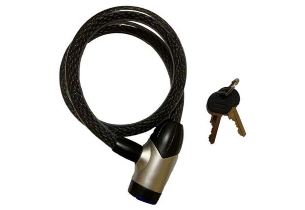Immagine di Lucchetto a spirale - a 2 chiavi - Ø 25 x 650 mm - Metalplus