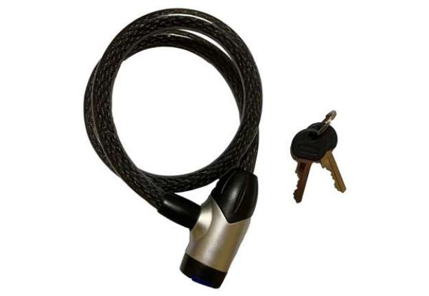 Immagine di Lucchetto a spirale - a 2 chiavi - Ø 25 x 650 mm - Metalplus