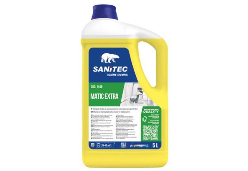 Immagine di Detergente alcalino Matic Extra - per sporco pesante - 5 L - Sanitec