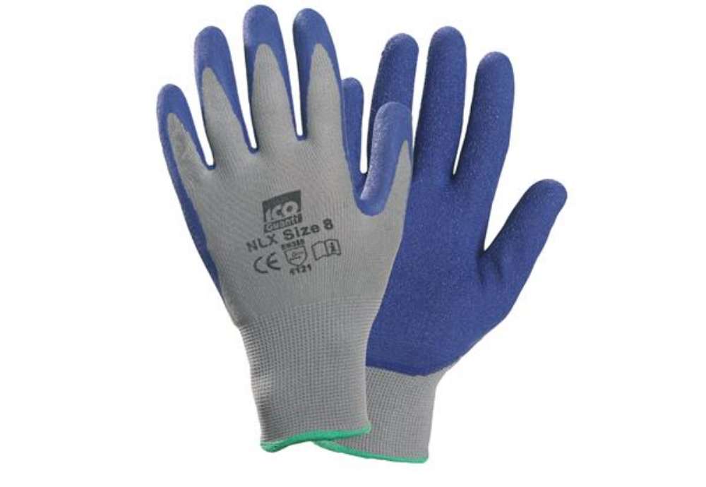 Immagine di Guanti mechanical Safety Palmpro 121 - taglia M - grigio/blu - Icoguanti