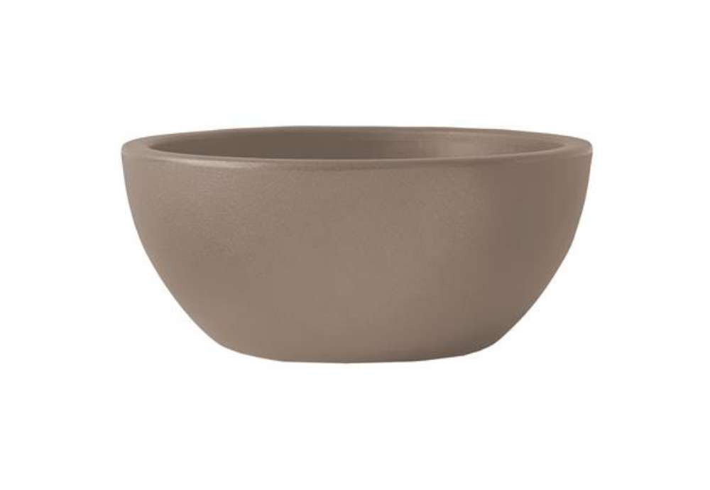 Immagine di Vaso ciotola Era - 25 L - PE - cappuccino - TeraPlast