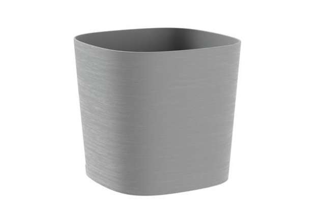 Immagine di Vaso quadrato Capri - 26 L - grigio nebbia - TeraPlast