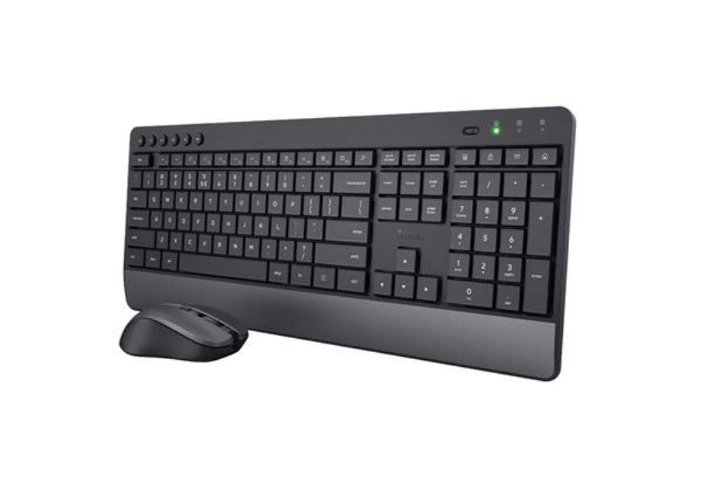Immagine di Set tastiera wireless + mouse wireless ultrasilenzioso Trezo - Trust