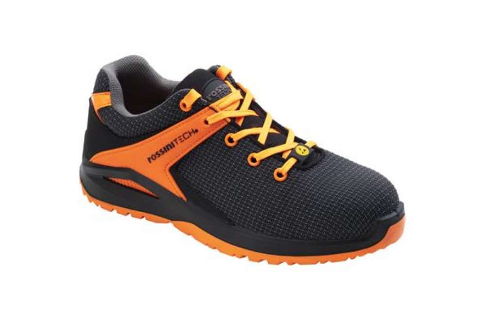 Immagine di Calzatura di sicurezza Saslong Orange - S1P - numero 42 - nero/arancio fluo - Rossini