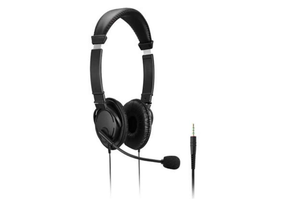 Immagine di Cuffie stereo - con microfono e controllo del volume - connessione 3.5 mm - Kensington