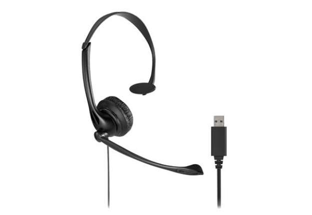 Immagine di Cuffie classiche mono USB-A - con microfono e controllo del volume - Kensington
