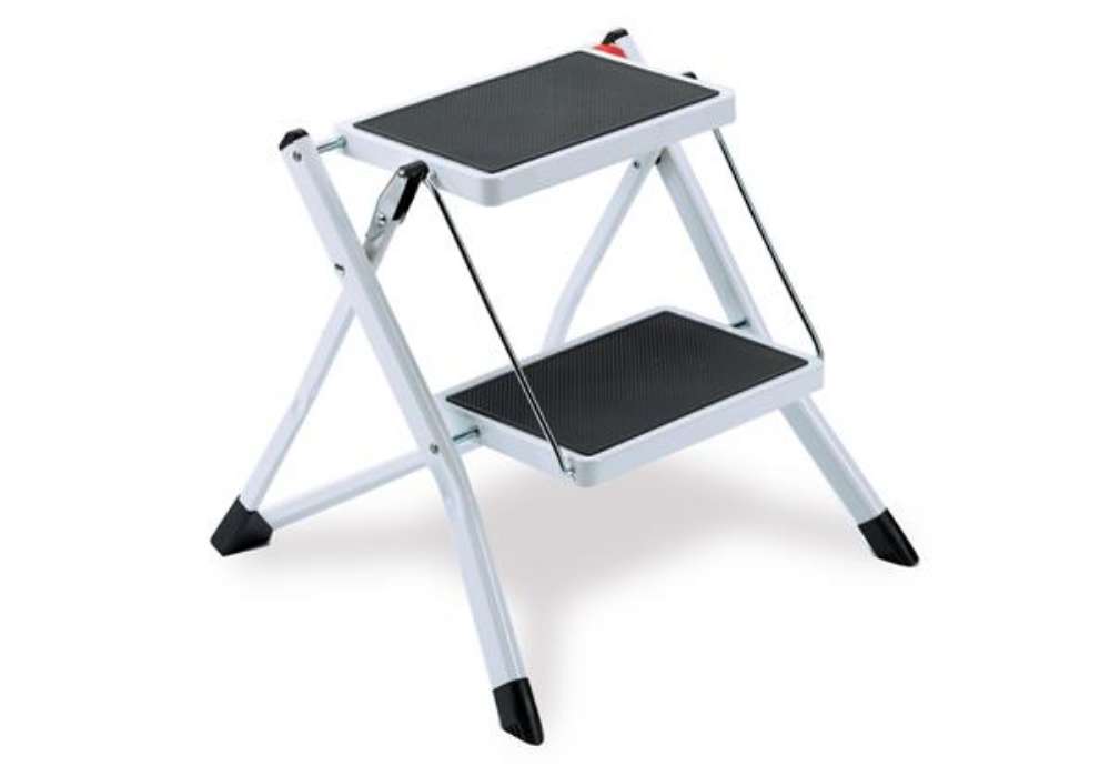 Immagine di Scaletta - salvaspazio - acciaio - X-Robust