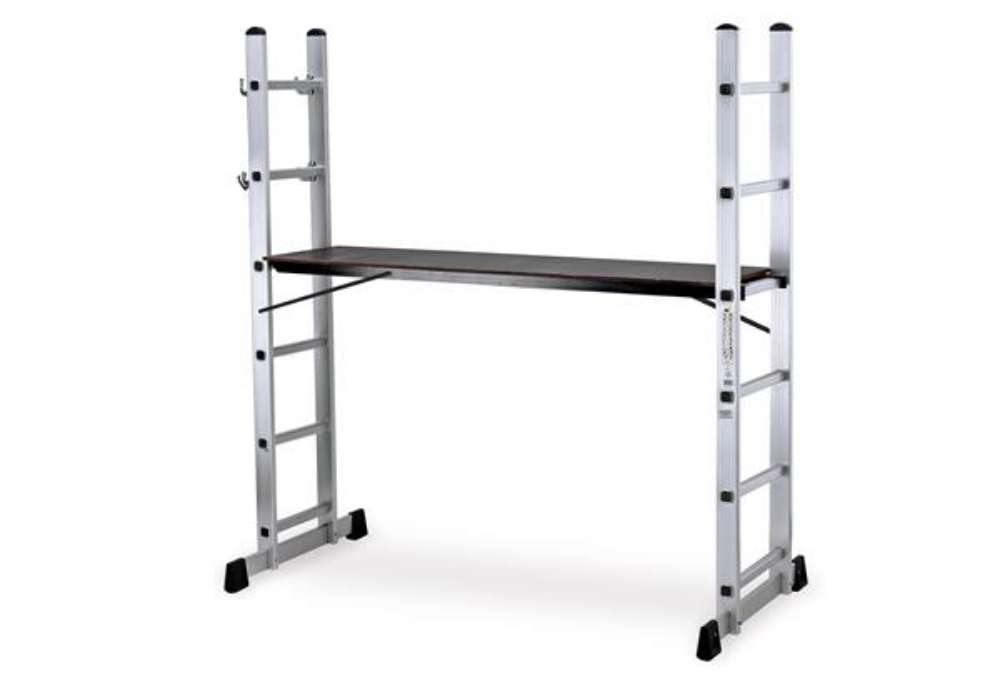 Immagine di Scala trabattello Everest - 40 x 160 x 168 cm - alluminio - X-Robust