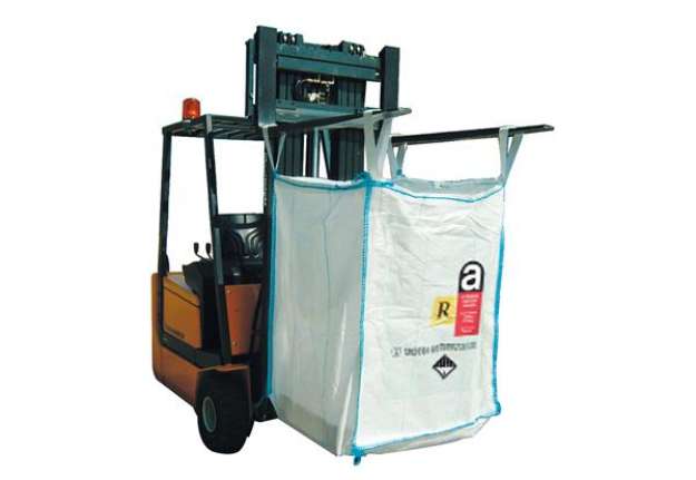Immagine di Saccone Big Bag a pannelli - per stoccaggio rifiuti omologato ONU e amianto - 1000 L - Carvel