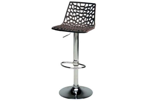 Immagine di Sgabello Spider Gas - 38,5 x 42 x 104 cm - policarbonato - moka lucido - Grandsoleil