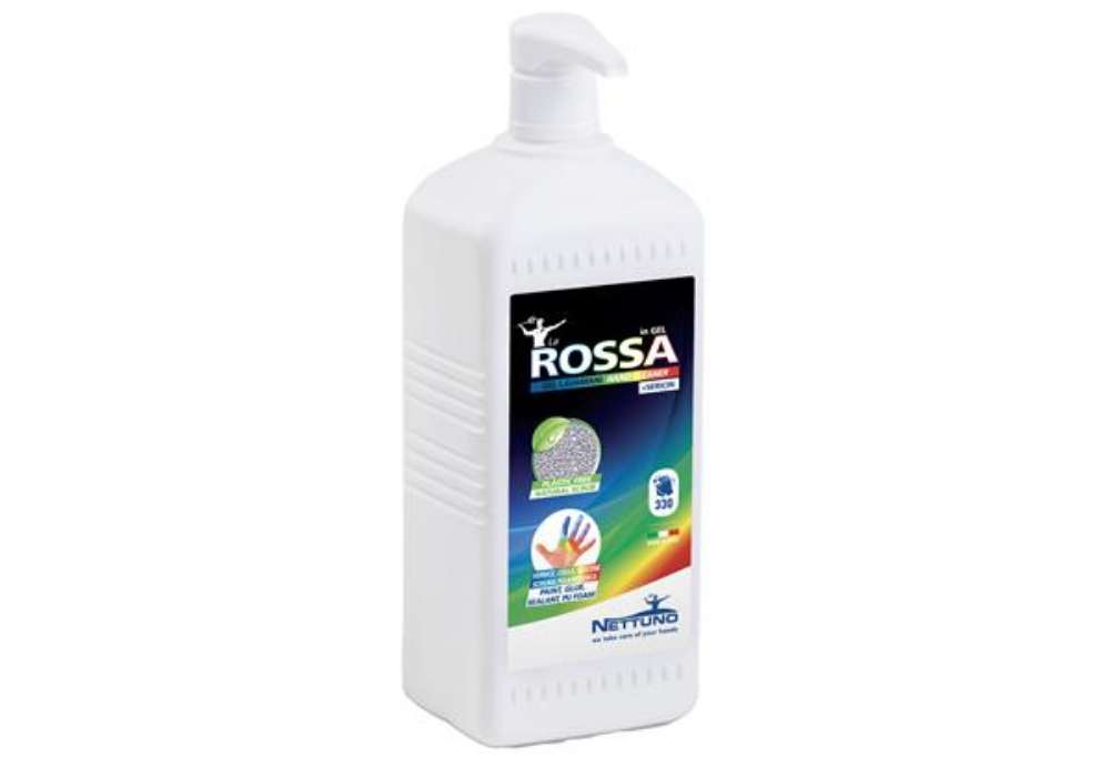 Immagine di Gel lavamani La Rossa Gel - flacone con dosatore - 1000 ml - Nettuno