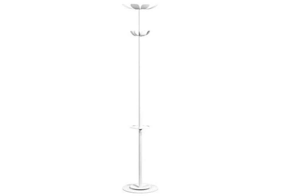 Immagine di Appendiabiti Easycloth White Edition - 8 posti - acciaio - bianco/nero - Paperflow