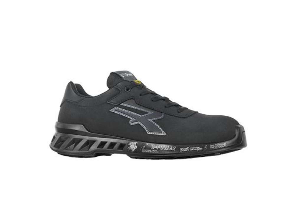 Immagine di Calzatura di sicurezza Ben - S3 SRC CI ESD RedLeve - numero 40 - nero - U-Power