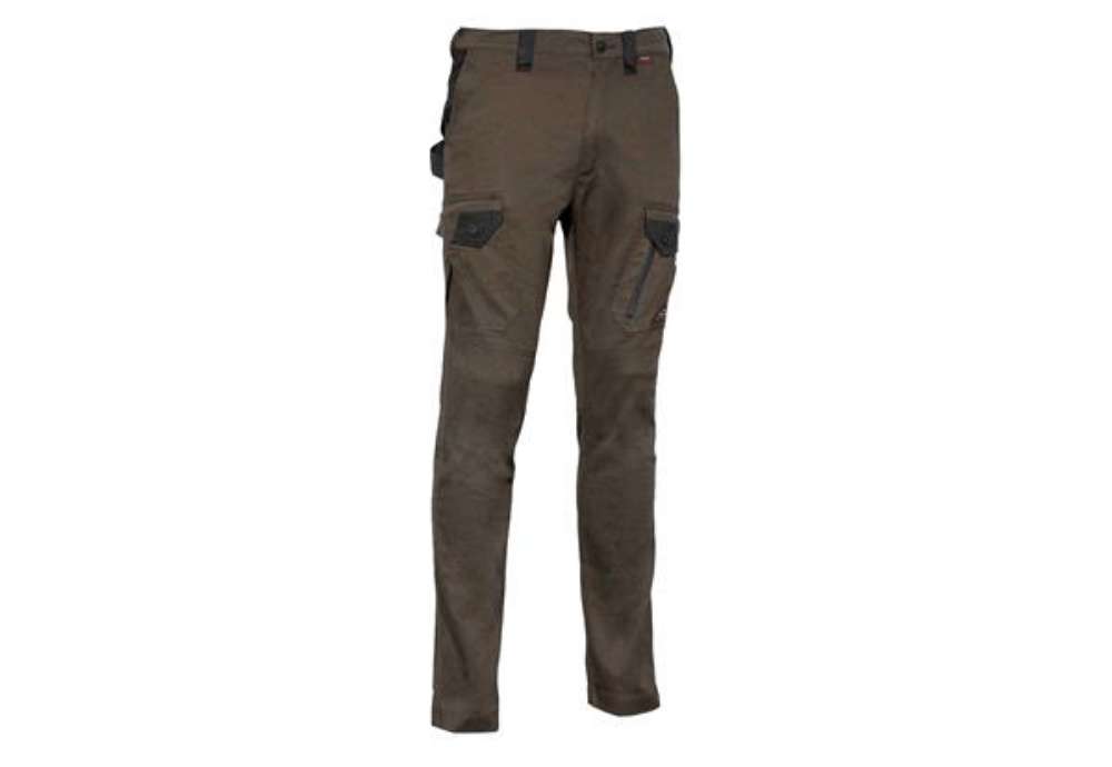 Immagine di Pantalone Jember Super Strech - taglia 52 - fango/nero - Cofra