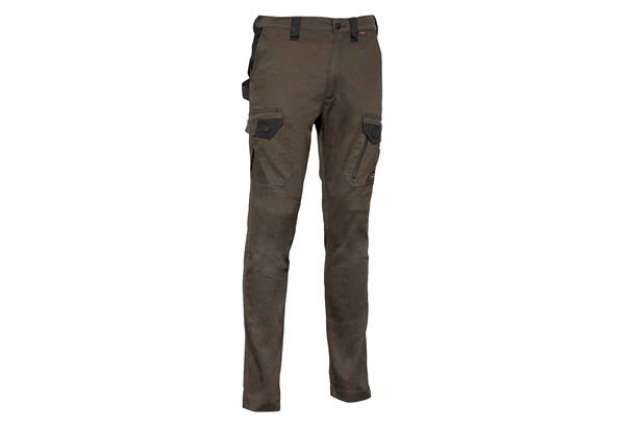 Immagine di Pantalone Jember Super Strech - taglia 56 - fango/nero - Cofra